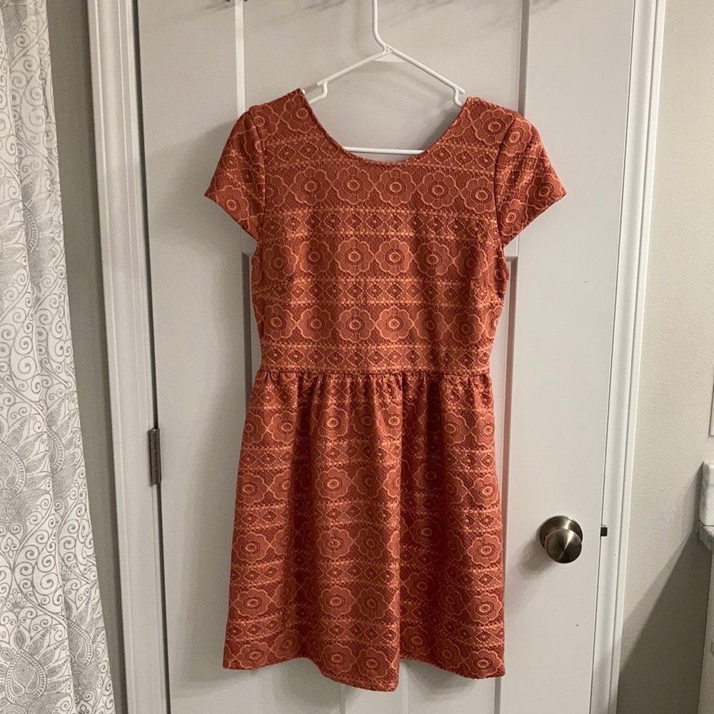 Pink Lace Francesca’s Mini Dress